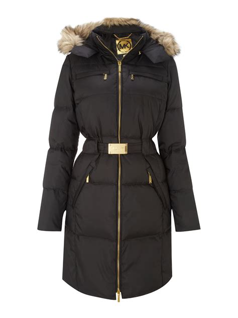 michael kors long padded jacket|Michael Kors jacket women overcoat.